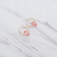 Strawberry Quartz Earrings