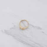 Simple Channel Stone Ring