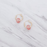 Strawberry Quartz Earrings